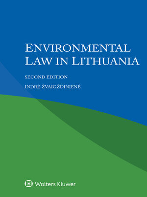 cover image of Environmental law in Lithuania